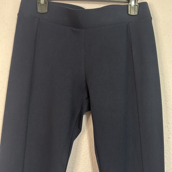 CAbi Navy Blue Leggings Mid Rise Streamlined Pants Size M - Picture 2 of 6